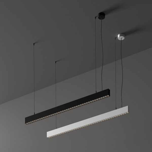 Ideal Lux - LED Luster na lanku OFFICE LED/30W/230V 4000K CRI 90 biela