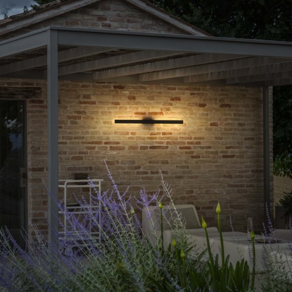 Ideal Lux - LED vonkajšie nástenné svietidlo LINEA LED/20W/230V CRI 90 104 cm IP54 čierne