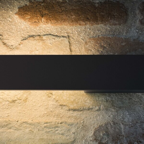 Ideal Lux - LED vonkajšie nástenné svietidlo LINEA LED/20W/230V CRI 90 104 cm IP54 čierne