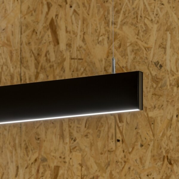 Ideal Lux - LED luster na lane LINUS LED/32W/230V 4000K CRI 90 120 cm čierna