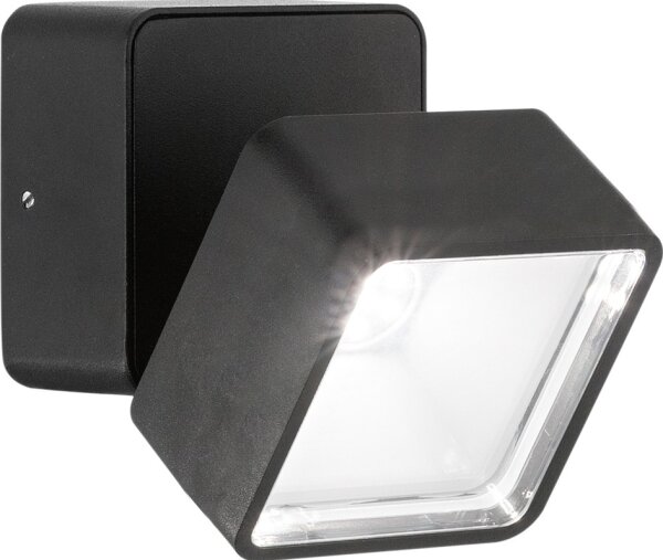 Ideal Lux - Vonkajšie LED nástenné svietidlo OMEGA LED/7W/230V CRI 90 IP54 hnedá