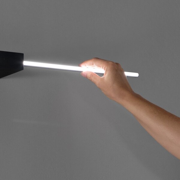 Ideal Lux - LED svietidlo na obraz THEO, 12 W, 230 V, 75 cm, CRI 90, čierne