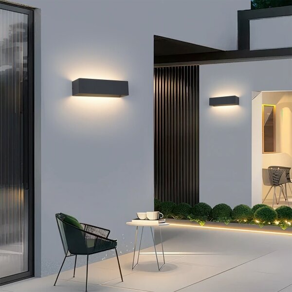 Brilagi - LED vonkajšie nástenné svietidlo DONNANI LED/12W/230V 30 cm antracitové IP44