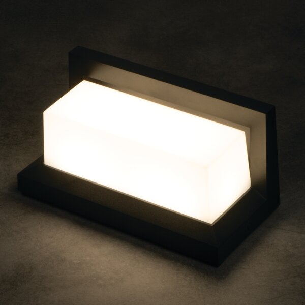 Kanlux 45817 - LED Vonkajšie nástenné svietidlo LERTO LED/12W/230V IP54 čierna