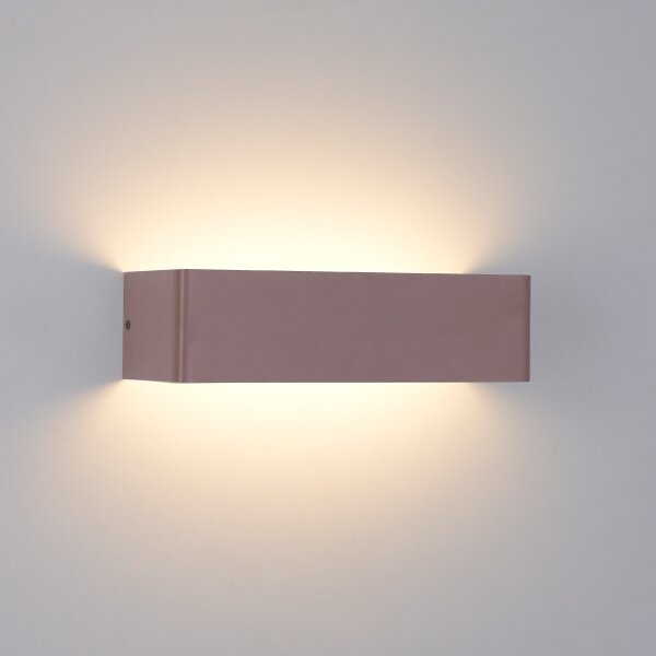 Brilagi - LED vonkajšie nástenné svietidlo DONNANI LED/12W/230V 30 cm hnedé IP44