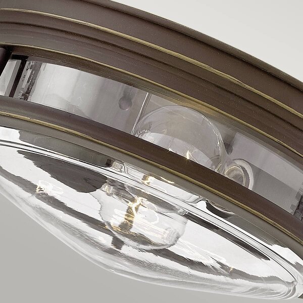 Quintiesse QN-HADRIAN-FS-OZ-CLEAR Vonkajšie stojace svietidlo HADRIAN 2xE27/40W/230V IP44 bronz