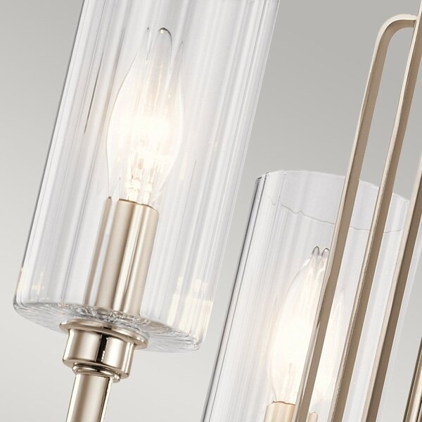 Quintiesse QN-KIMROSE3-PN - Luster na tyči KIMROSE 3xE14/40W/230V lesklý chróm