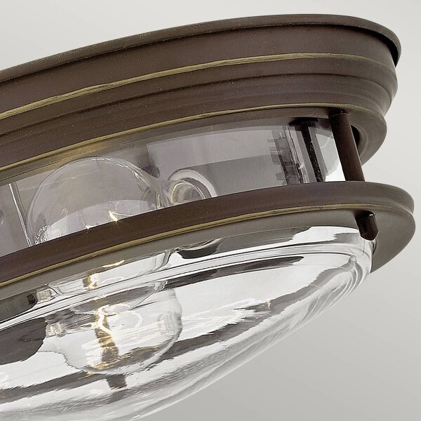 Quintiesse QN-HADRIAN-FS-OZ-CLEAR Vonkajšie stojace svietidlo HADRIAN 2xE27/40W/230V IP44 bronz