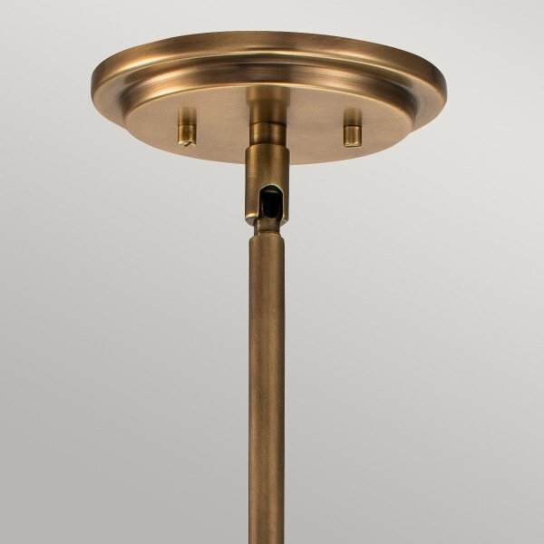 Quintiesse QN-SOMERSET-P-C-HB - Závesný luster SOMERSET na tyči 1xE27/60W/230V bronzový