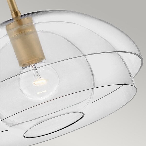 Quintiesse QN-LOTUS-P-HBR - Luster na tyči LOTUS 1xE27/60W/230V zlatý