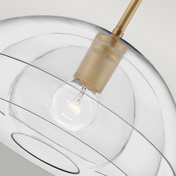 Quintiesse QN-LOTUS-P-HBR - Luster na tyči LOTUS 1xE27/60W/230V zlatý
