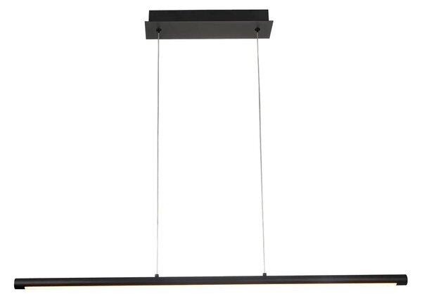 LED luster na lanku Alamo 120 stmievateľný čierna