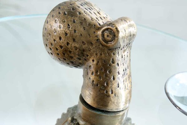 Bočný stolík WILDLIFE OCTOPUS 70cm 8mm tvrdené sklo