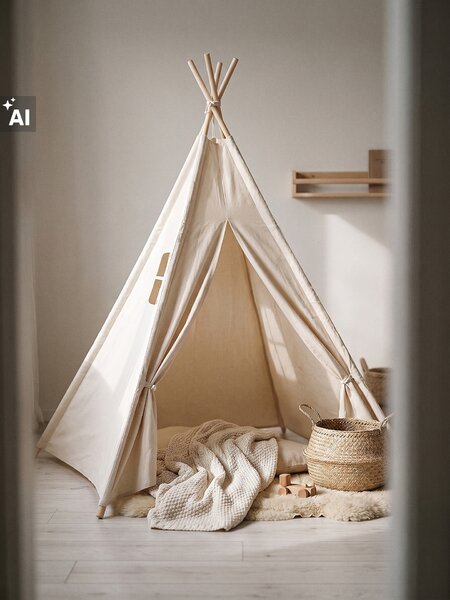 Sinsay - Detský stan tipi - béžová
