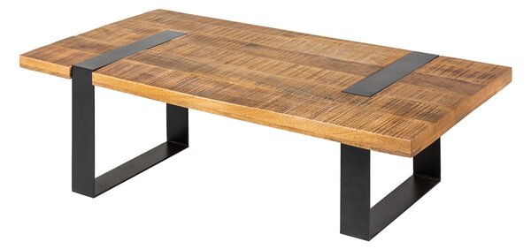 Konferenčný stolík IRON CRAFT 100 cm, mango drevo, 45 mm
