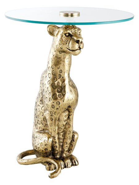 Bočný Stolík WILDLIFE PANTHER 60cm Antická Zlatá