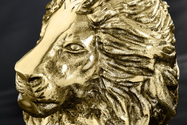 Bočný Stolík WILDLIFE LION 60cm Antická Zlatá