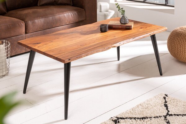 Konferenčný stolík ORGANIC LIVING 110cm akáciové drevo
