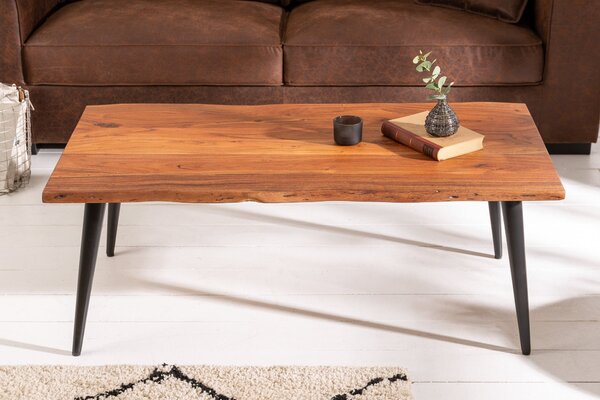 Konferenčný stolík ORGANIC LIVING 110cm akáciové drevo