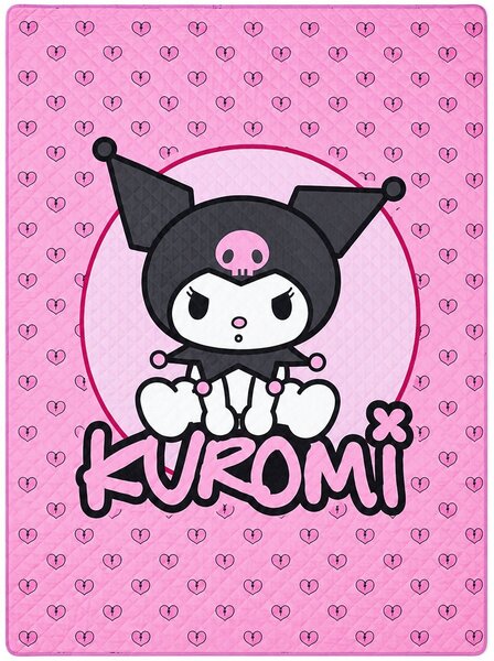 Letná prešívaná prikrývka / prehoz na posteľ Kuromi – rozmer 150 × 250 cm