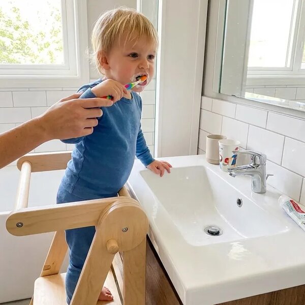 Babytower™ Drevená Nastaviteľná Učebná Veža