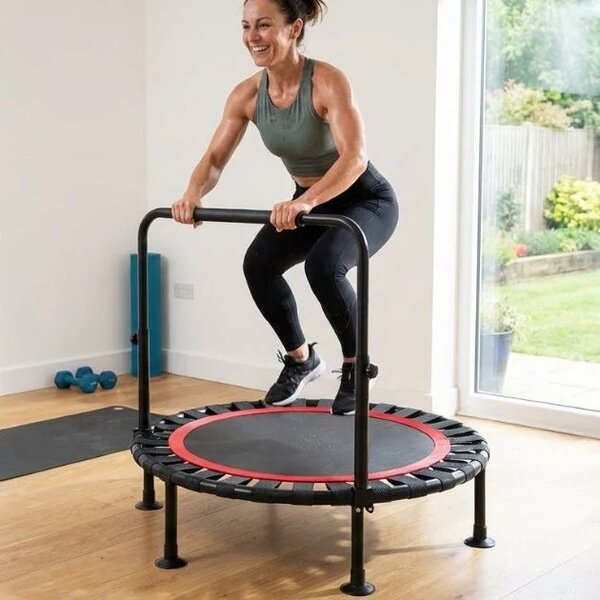 Bouncepro™ Skladací Trampolína S Nastaviteľným Zábradlím