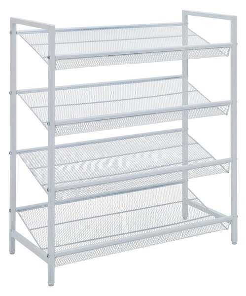 REGÁL NA TOPÁNKY, biela, 63/71.5/30 cm Boxxx - Online Only drobný nábytok, Online Only