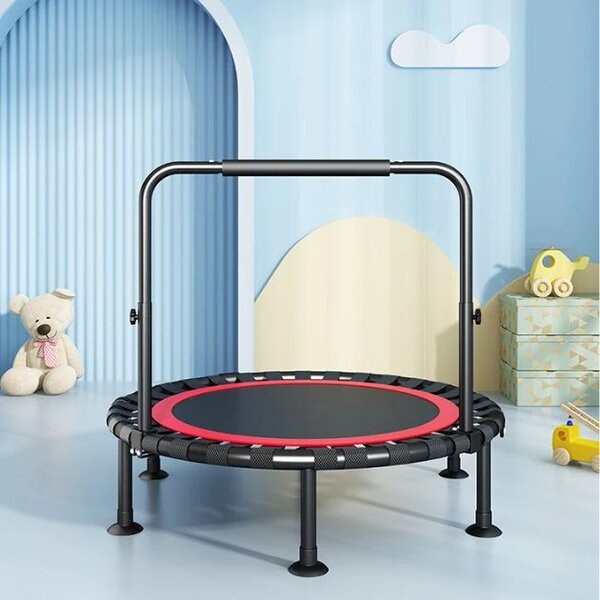Bouncepro™ Skladací Trampolína S Nastaviteľným Zábradlím