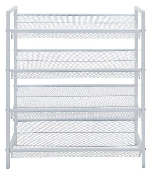 REGÁL NA TOPÁNKY, biela, 63/71.5/30 cm Boxxx - Online Only drobný nábytok, Online Only