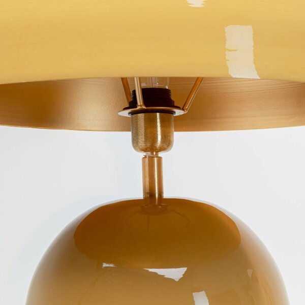 KARE Stojacia lampa Kare Candy, hnedá, oceľ, výška 125 cm, E27, Hnedá / hrdzavá, Obývacia izba / jedáleň, kov, Moderný, Stojaca lampa