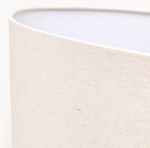KARE Stolová lampa Kare Beo, zelená, bavlna, výška 50 cm, E27, Zelená, Obývacia izba / jedáleň, Textil / látka / hodváb, Škandinávsky, Stojacie svietidlo