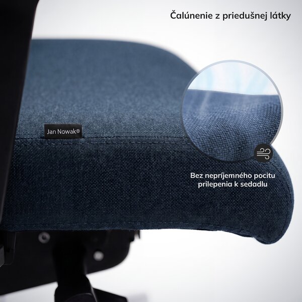 Ergonomická kancelárska stolička tmavomodrá VECTOR