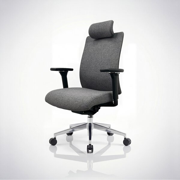 Ergonomická kancelárska stolička tmavosivá VECTOR