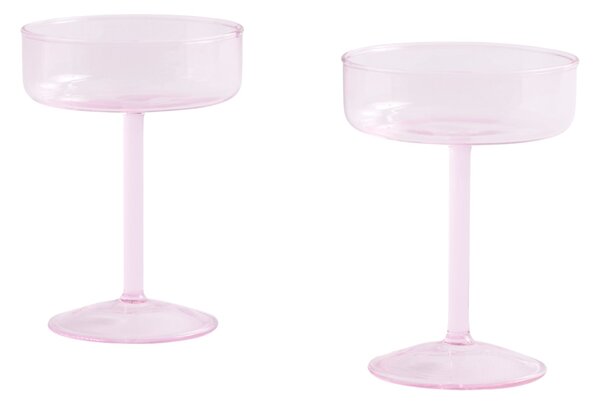 Súprava pohárov Tint Coupe, 2ks, Pink – HAY