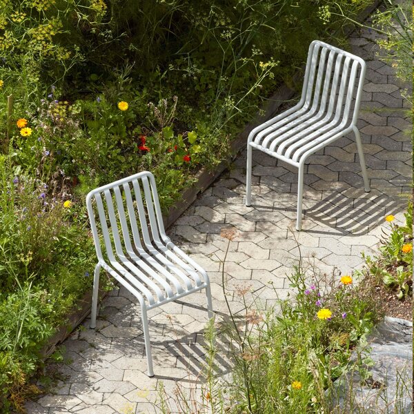 Záhradná stolička Palissade Armchair, Sky Grey – HAY