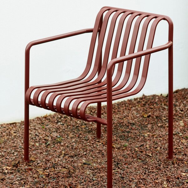 Záhradná stolička Palissade Dining Armchair, Iron Red – HAY