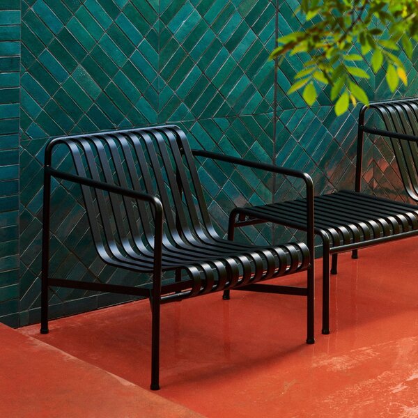 Záhradné kreslo Palissade Lounge Low, Anthracite – HAY