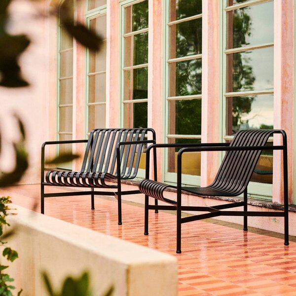 Záhradné kreslo Palissade Lounge Low, Anthracite – HAY