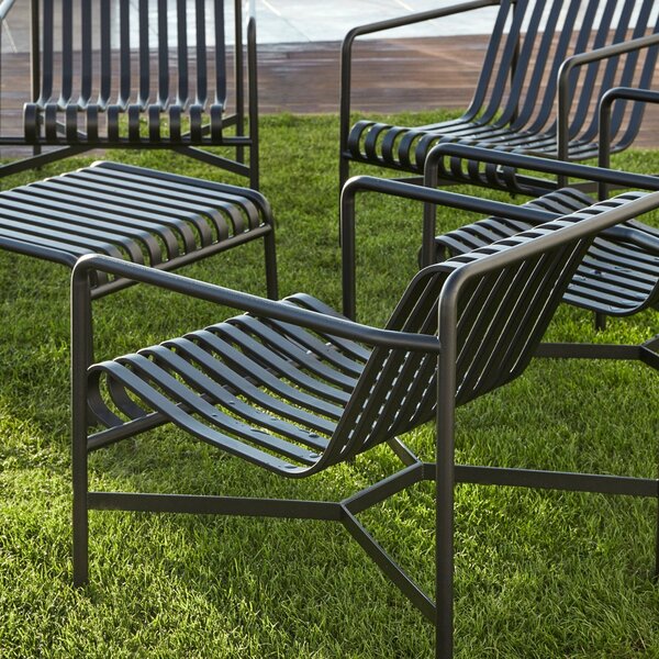 Záhradné kreslo Palissade Lounge Low, Anthracite – HAY