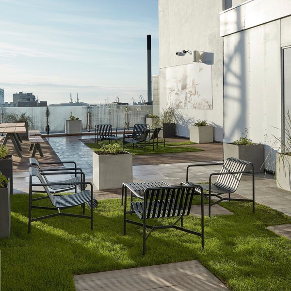Záhradné kreslo Palissade Lounge Low, Anthracite – HAY