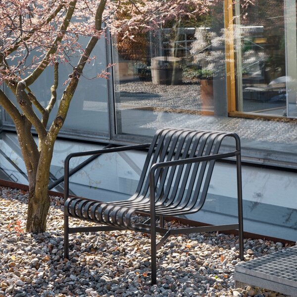 Záhradné kreslo Palissade Lounge Low, Anthracite – HAY