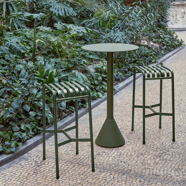 Záhradná barová stolička Palissade, Olive – HAY