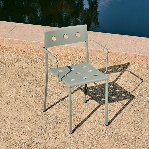 Záhradná stolička Balcony Armchair, Desert Green – HAY