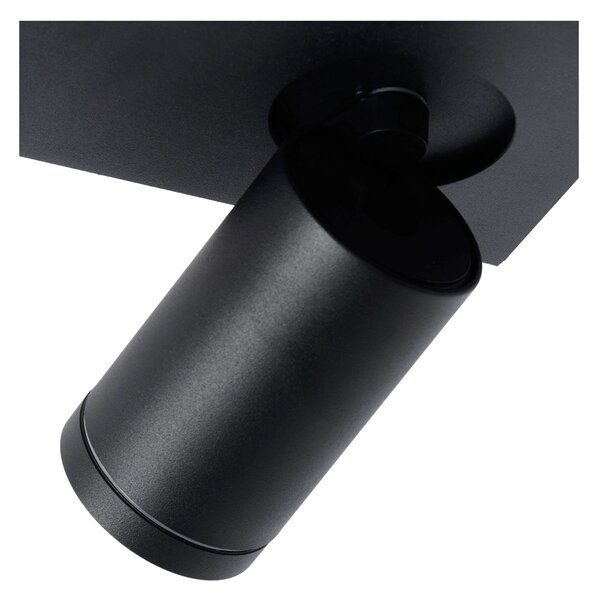 Lucide 09930/20/30 stropné bodové svietidlo 4x5W | LED GU10 | 2200K / 3000K | 4x320lm | IP44 - žiarovka je súčasťou balenia, čierna, nastaviteľné, stmievateľné, CCT