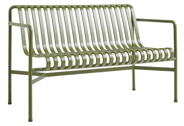 Záhradná lavica Palissade Dining Armrest, Olive – HAY