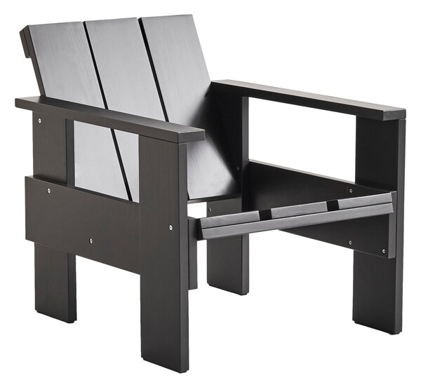 Záhradné kreslo Crate Lounge, Black – HAY