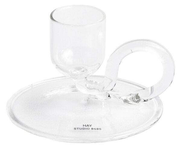 Svietnik Tiny, Curved, Clear – HAY