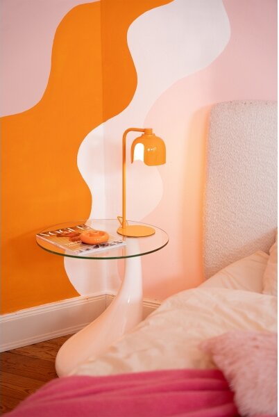 Osram - Stolná lampa DECOR COROLLE 1xG9/20W/230V oranžová
