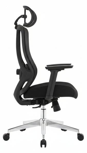 Kancelárska ergonomická stolička Neoseat TIYA — čierna, nosnosť 150 kg