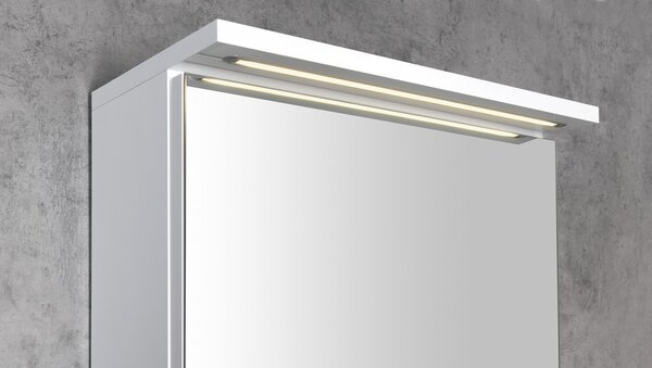 Aqualine Aqualine, KAWA STRIP Galérka s LED osvetlením 60x70x22cm, dub emporio, WGL36S